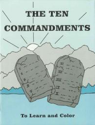 To Learn and Colour: The Ten Commandments Colouring Book